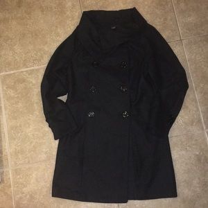 Wool Blend Trench Coat